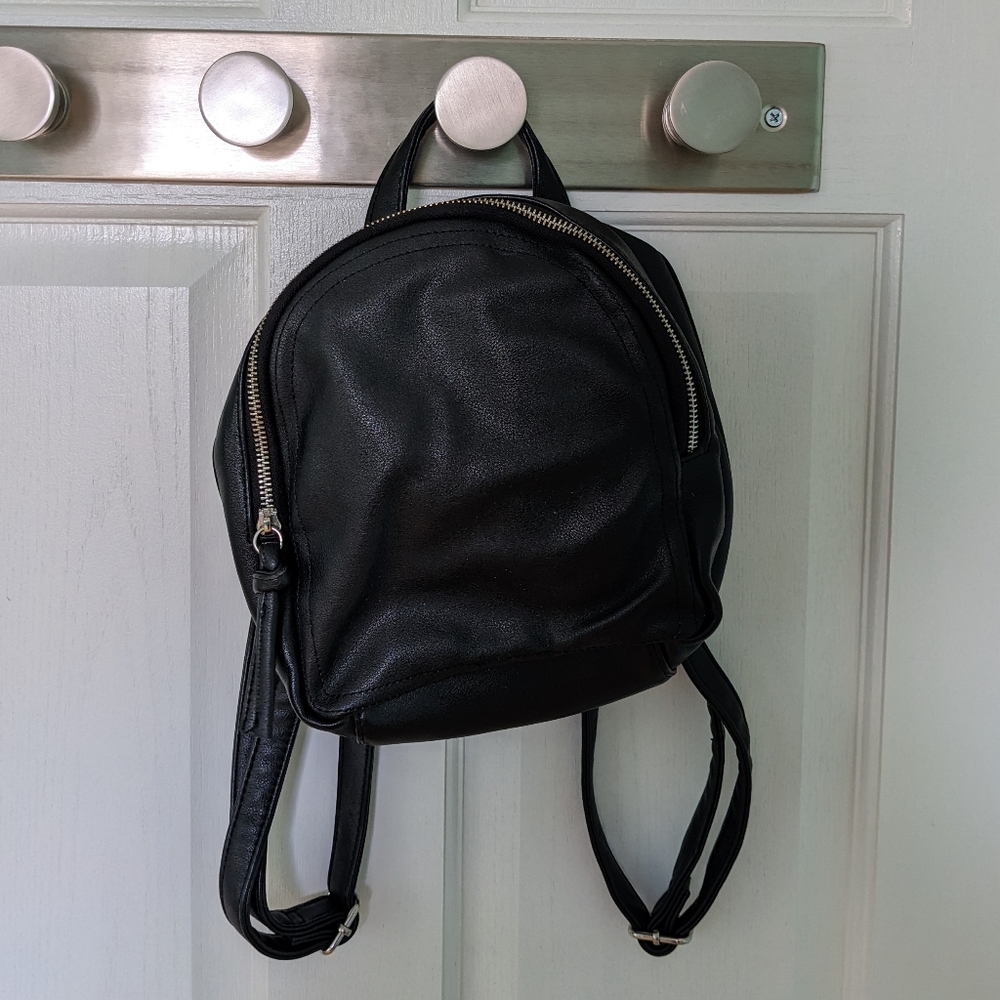 SOLD black mini backpack
